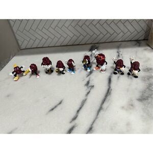 Vintage California Raisin Figures 80s 90s Sax Boombox Guitar Sunglasses 2" to 3"